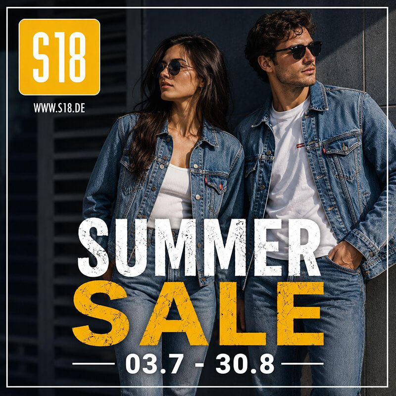 Summer Sale 2026 vom 03.07. bis 30.08. in Deinem S18!
