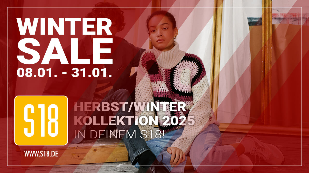 Winter Sale 2026 vom 08.01. bis 31.01. in Deinem S18!